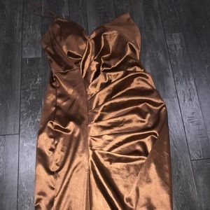 Windsor satin cocktail dress